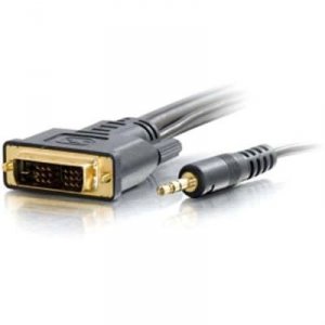 C2g 41241 10ft Pro Series Dvi-d + 3.5mm Cl2 Mm Dual Link Digital Video