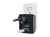 Tripp SK10USB Surge 1 Outlet 120v Usb Charger Tablet Smartphone Ipad I