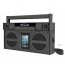 Ihome IBT44GC Bluetooth Boombox Gunmetal