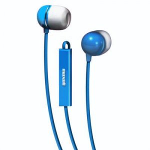 Maxell 190301 Blue Earbuds With Mic