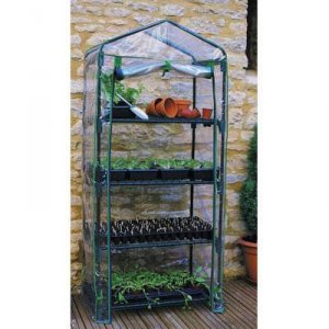 Gardman R687SC Cover 4 Tier Mini Greenhouse