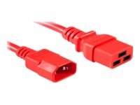 Apc AC5-3RED 3ft Power Cord C 14 C 19 15a 250v 14awg 3sjtw Red