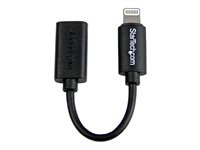 Startech USBUBLTB .com Black Micro Usb To Apple 8-pin Lightning Connec