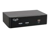 C2g 35572 2 Port Usb Disp Pt Kvm W Audio Cables To Go