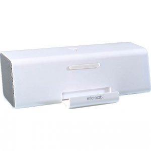 Microlab MD220WHITE Md220 Portable Stereo Speaker For Tablet, Smartpho