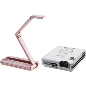 Elmo 19373 Pog Kitmo-1 Pink+mp-350+hdmi Cable