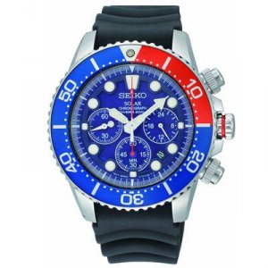 Seiko SSC031 Men's 43.5mm Solar Dive Watch -