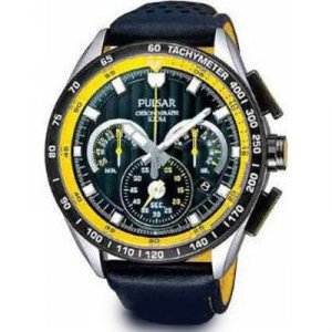 Seiko PU2007 Pl Mens Quartz 45.0mm Blk Yell