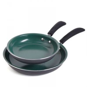 Gibson 91601.02 Gh 2pc Fry Pan Set Green Ceram