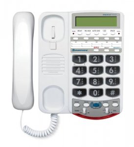 Clarity CLARITY-VCO 76566 Voice Carry Over Phone White