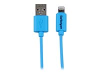 Startech USBLT1MBL Cable  1m Blue Apple 8-pin To Usb For Iphoneipodipa