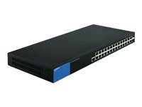 Linksys LGS528 Switch  24port Gigabit Managed Switch With 2 Sfp Combo 