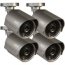 Q QM7008B-4 4pk Premium 700tvl Bullet Camera Kit