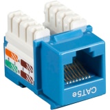 Black CAT5EJ-BL Cat5e Value Line Keystone Jack - Blue