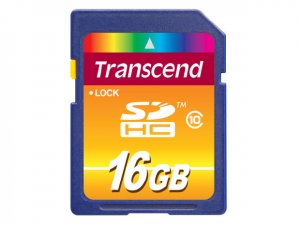 Transcend TS16GSDHC10 16gb Sdhc Card (sd 3.0 Spd Class 10)