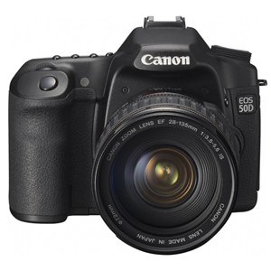 Canon 2807B005 Eos 50d Dslr Black 15mp Cf I Ii 3in Lcd Li Ion W 28 135