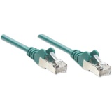 Intellinet 342483 5 Ft Green Cat6 Snagless Patch Cable