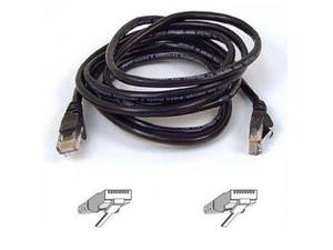 Belkin A3L980-35-BLK-S 35ft Cat6 Snagless Patch Cable, Utp, Black Pvc 