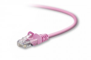 Belkin A3L980-10-PNK-S Cat6 Snagless Patch Cable