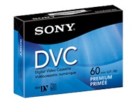 Sony DVM60PRR 1 Pack Dvc Prem Tape 60min No Chip