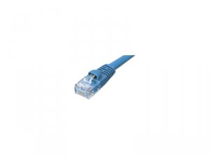 Micropac C6-10-BLB Cat6 Molded Patch Cable, Blue, 10ft