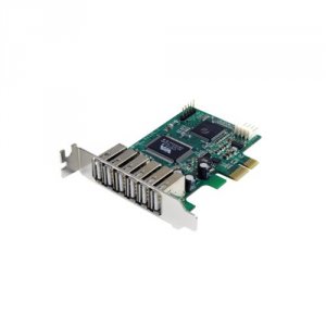 Startech PEXUSB7LP 7 Port Pcie Lp Usb 20 Adapter Card