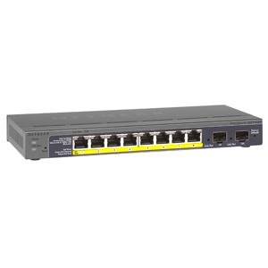 Netgear GS110TP-100NAS Prosafe 8port Gig Poe Smart Switch With 2 Gigab