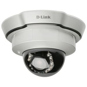 D-link DCS-6111 10 100 Fixed Dome Ip Camera Wdr Sensor Ccd 01 Lux Poe