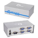 Siig CE-VG0D11-S1 Accessory Ce-vg0d11-s1 1x4 Vga Splitter Brown Box