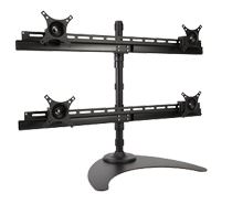 Peerless LCZ-4F430B Quad Monitor Desk Stand For 4 Screens