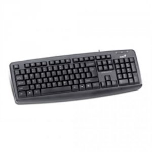 Genius 31300710100 Keyboard  Kb 110x Black Ps2 Language English Retail