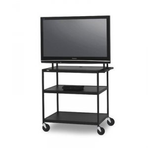 Bretford FP60UL-E5BK Basics Flat Panel Multimedia Cart Fp60ul-e5bk