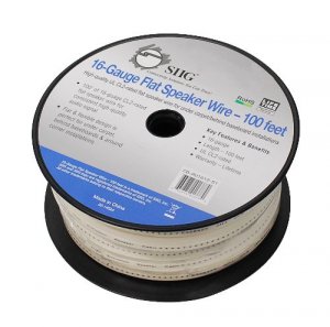 Siig CB-AU1612-S1 Cable Cb Au1612 S1 Flat Speakerwire 100feet High Qua