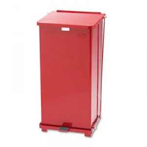 Rubbermaid ST24EPLRD Steel Step Waste Receptacle 24 Gallon 15