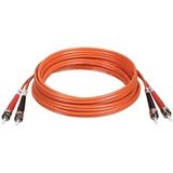 Tripp N302-08M 8m Duplex Multimode 62.5125 Fiber Optic Patch Cable Sts