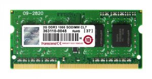 Transcend TS256MSK64V1N 2gb Ddr3 1066 So-dimm Cl7 1rx8