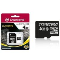 Transcend TS4GUSDHC10 4gb Microsdhc Card (class10)