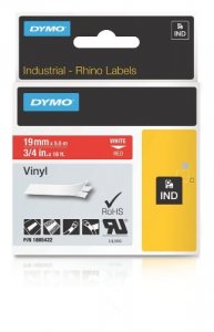 Dymo 1805422 Rhino 34in Red Vinyl-19mm