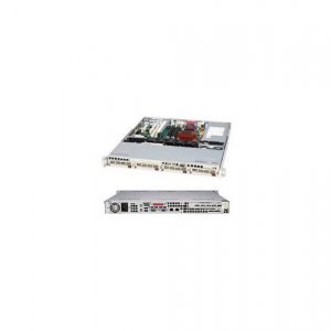 Supermicro CSE-813MTQ-520CB Black, 520w High-efficiency Power Supply, 