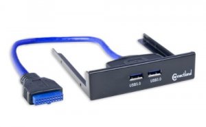 Syba CL-HUB20113 20-pin Header To 2x Usb3.0 Port Via 3.5