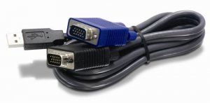 Trendnet TK-CU15 15-feet Usb Kvm Cable For Tk-803r1603r