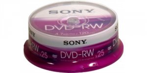 Sony 25DMW47SPM 25pk Dvd Rw Spindle