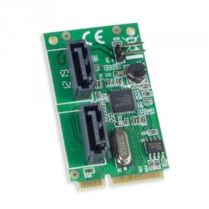 Syba SD-MPE40056 Mini Pci Express 2.0 2-port Sata6g Card