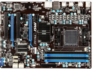 Msi 970A-G43 Motherboard 970a G43 Amd Am3 970 Sb950 Ddr3 Sata Pci Expr