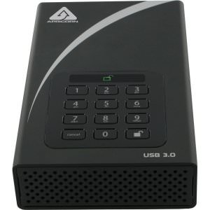 Apricorn ADT-3PL256-3000 3tb Aegis Padlock Dt Secure Usb 3.0 256bit Hw