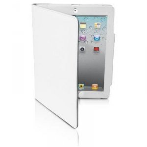 Premiertek LC-IPAD3-W Folio Leather Case W Stand