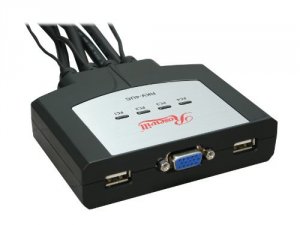 Rosewill RKV-4UC 4-port Usb Kvm Switch With Audio And Microphone