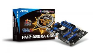 Msi A85XA-G65 Fm2 A85xa G65 Amd Fm2 A85x Ddr3 Pci E2.0 Usb3 Sata Atx