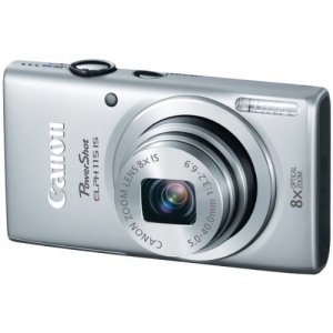 Canon 8602B001 Powershot Elph 115 Is Silver 16mp