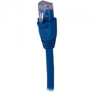 Qvs CC715A-100BL 100ft Cat6a Blue Gigabit Patch